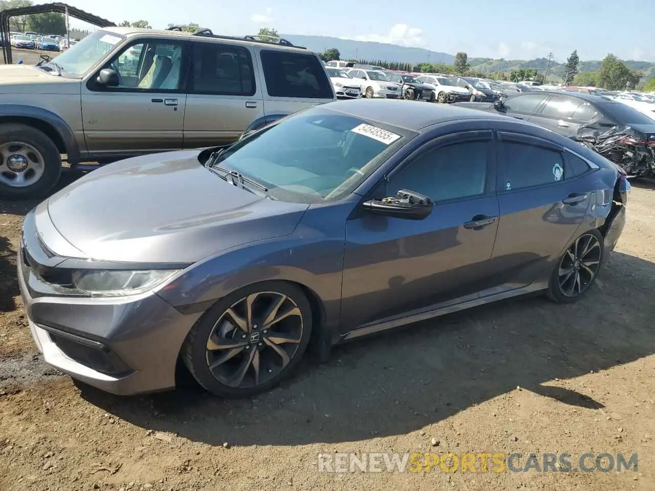 1 fotografías del automóvil dañado 2HGFC2F85KH528160 HONDA CIVIC 2019