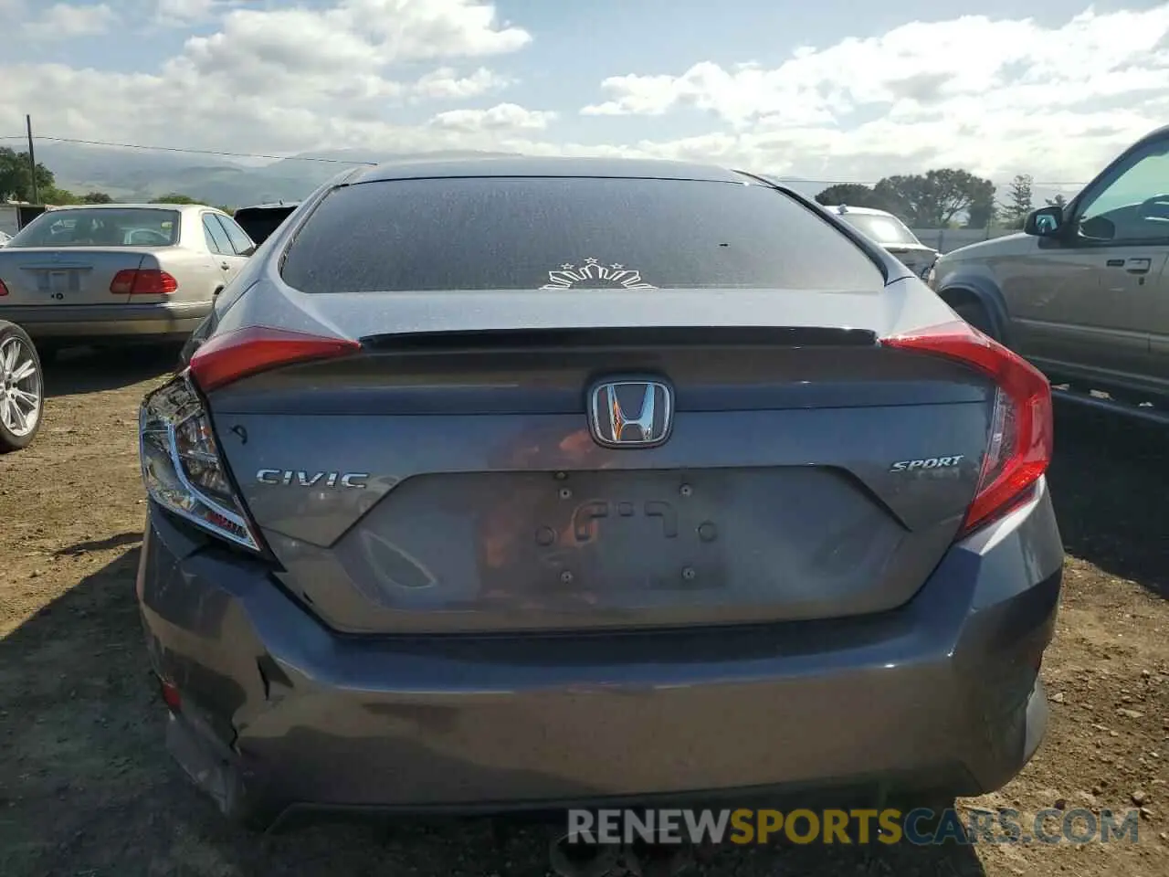 6 fotografías del automóvil dañado 2HGFC2F85KH528160 HONDA CIVIC 2019