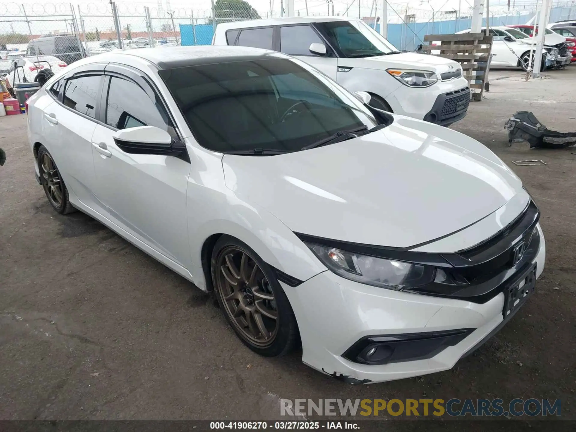 1 fotografías del automóvil dañado 2HGFC2F85KH579268 HONDA CIVIC 2019