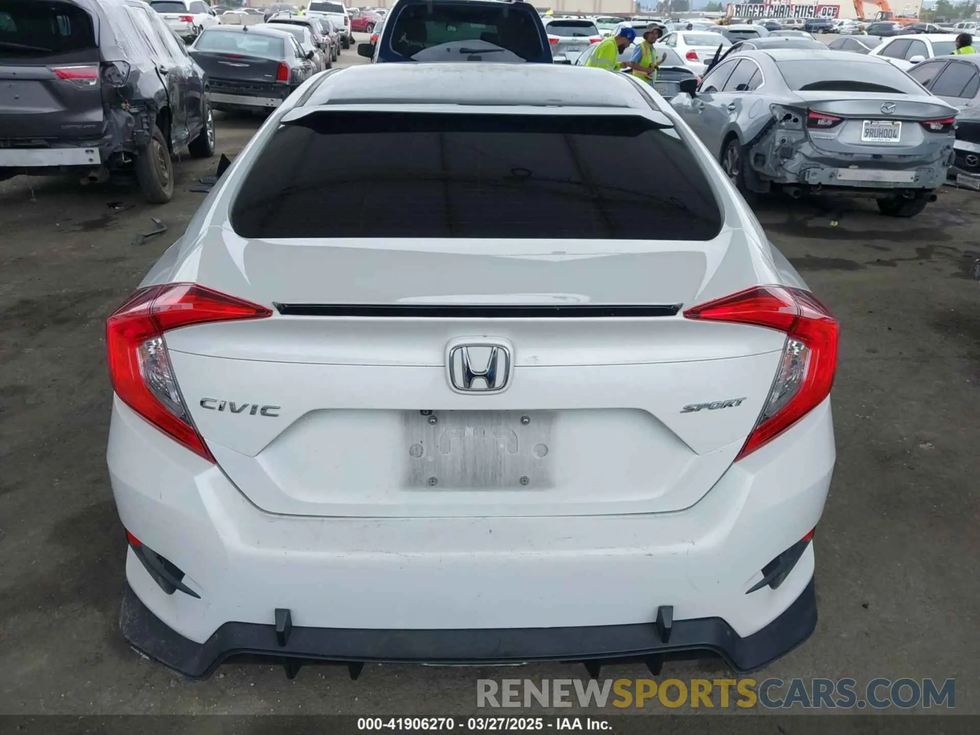 16 fotografías del automóvil dañado 2HGFC2F85KH579268 HONDA CIVIC 2019