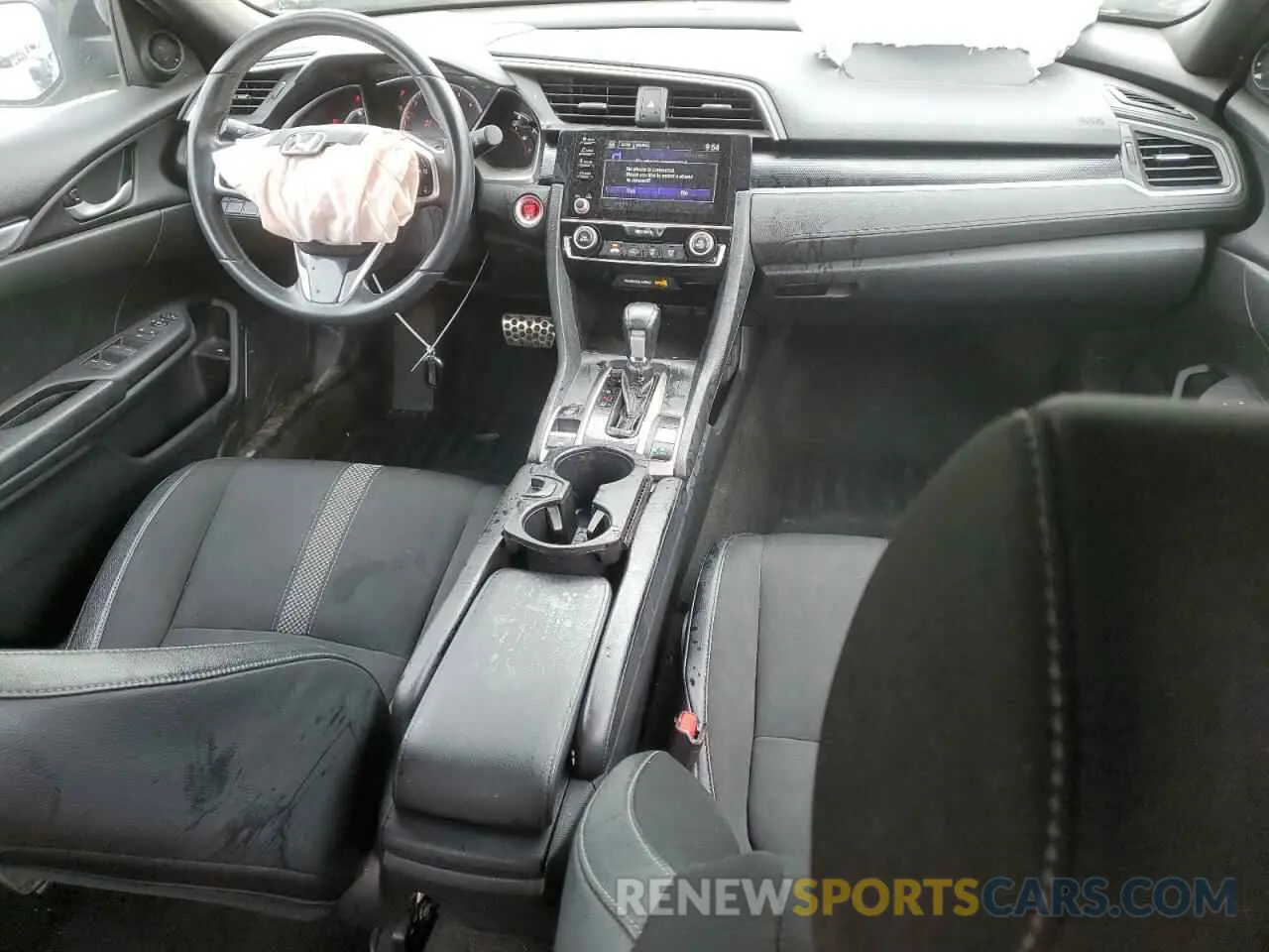 8 fotografías del automóvil dañado 2HGFC2F85KH581389 HONDA CIVIC 2019