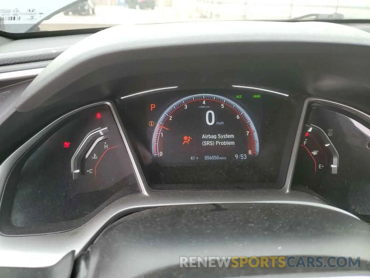 9 fotografías del automóvil dañado 2HGFC2F85KH581389 HONDA CIVIC 2019