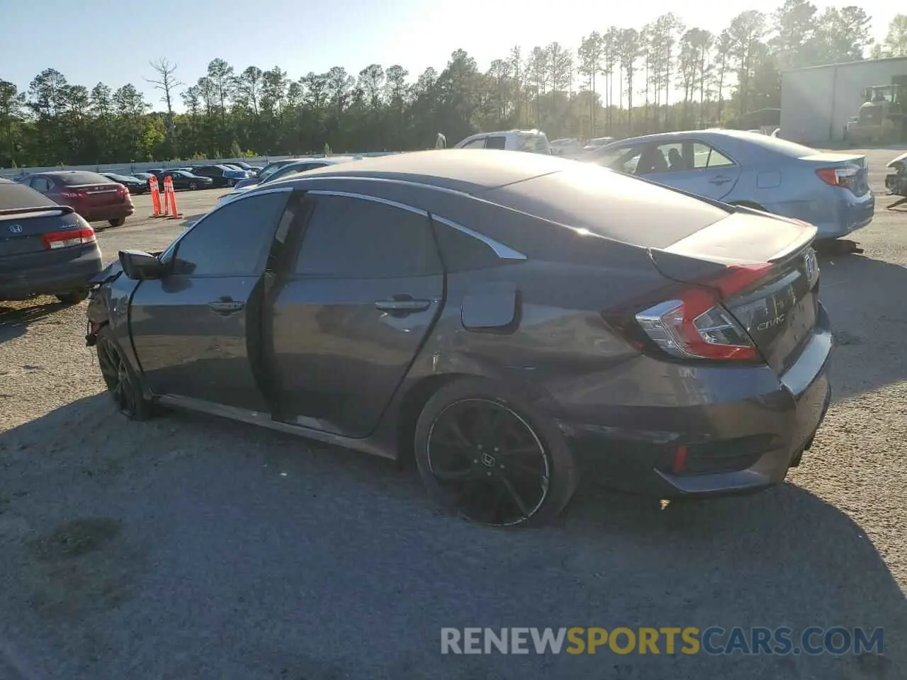 2 fotografías del automóvil dañado 2HGFC2F85KH594417 HONDA CIVIC 2019