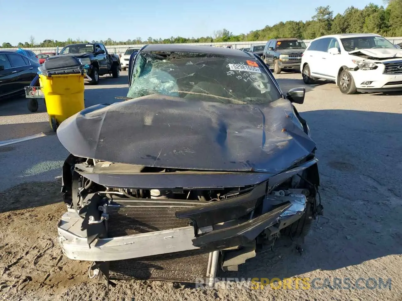 5 fotografías del automóvil dañado 2HGFC2F85KH594417 HONDA CIVIC 2019