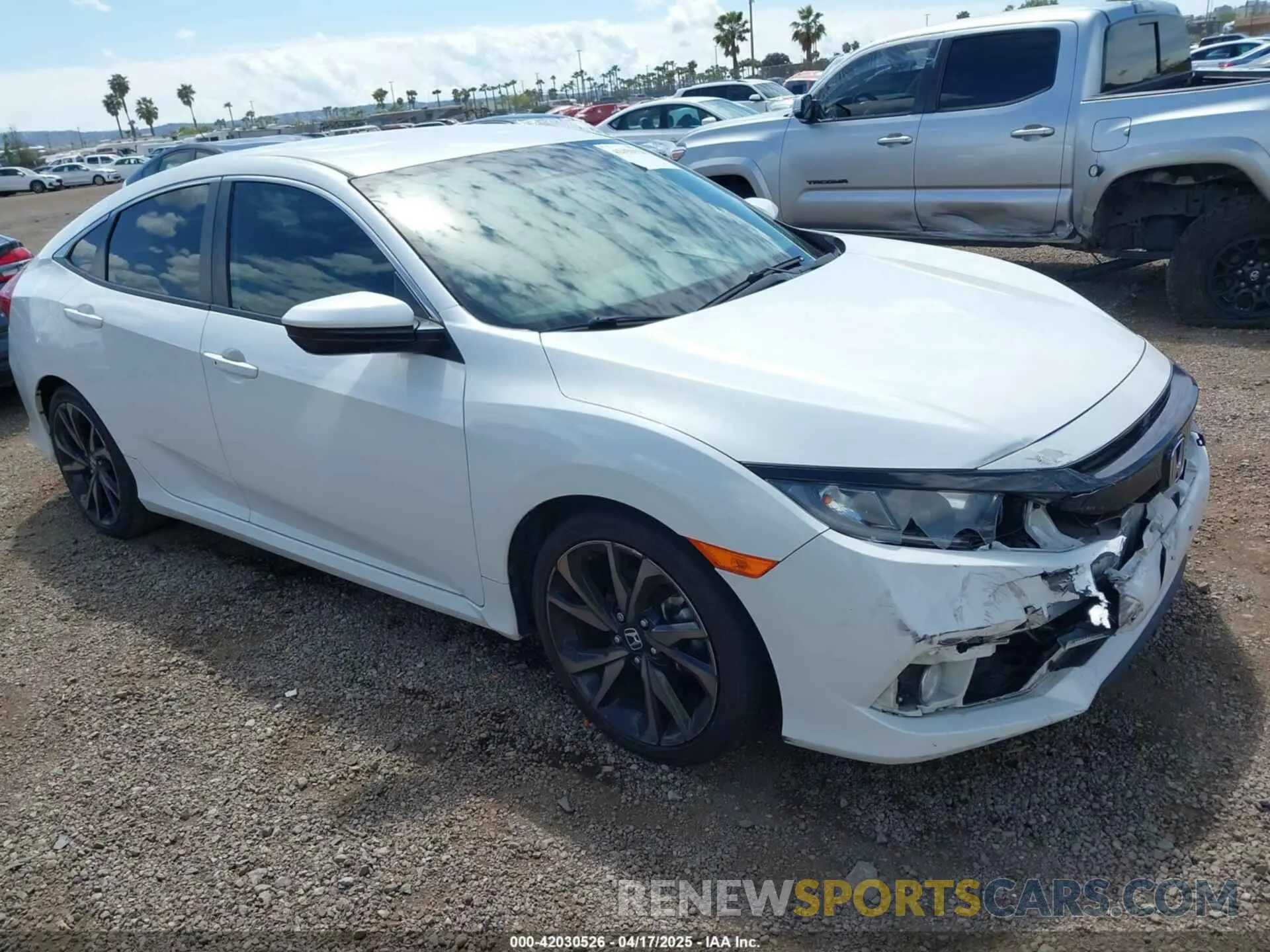 1 fotografías del automóvil dañado 2HGFC2F85KH600037 HONDA CIVIC 2019