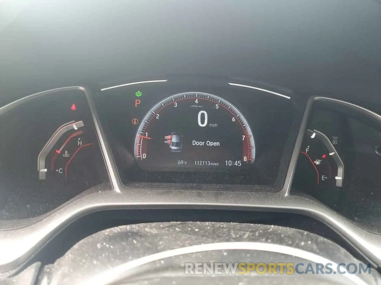 9 fotografías del automóvil dañado 2HGFC2F85KH600913 HONDA CIVIC 2019