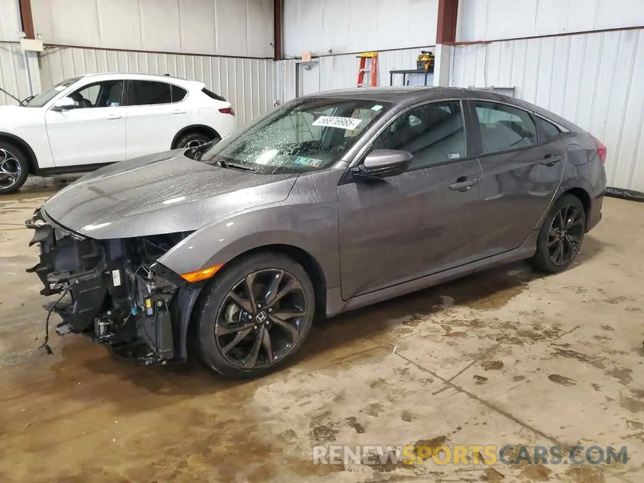 1 fotografías del automóvil dañado 2HGFC2F86KH503896 HONDA CIVIC 2019