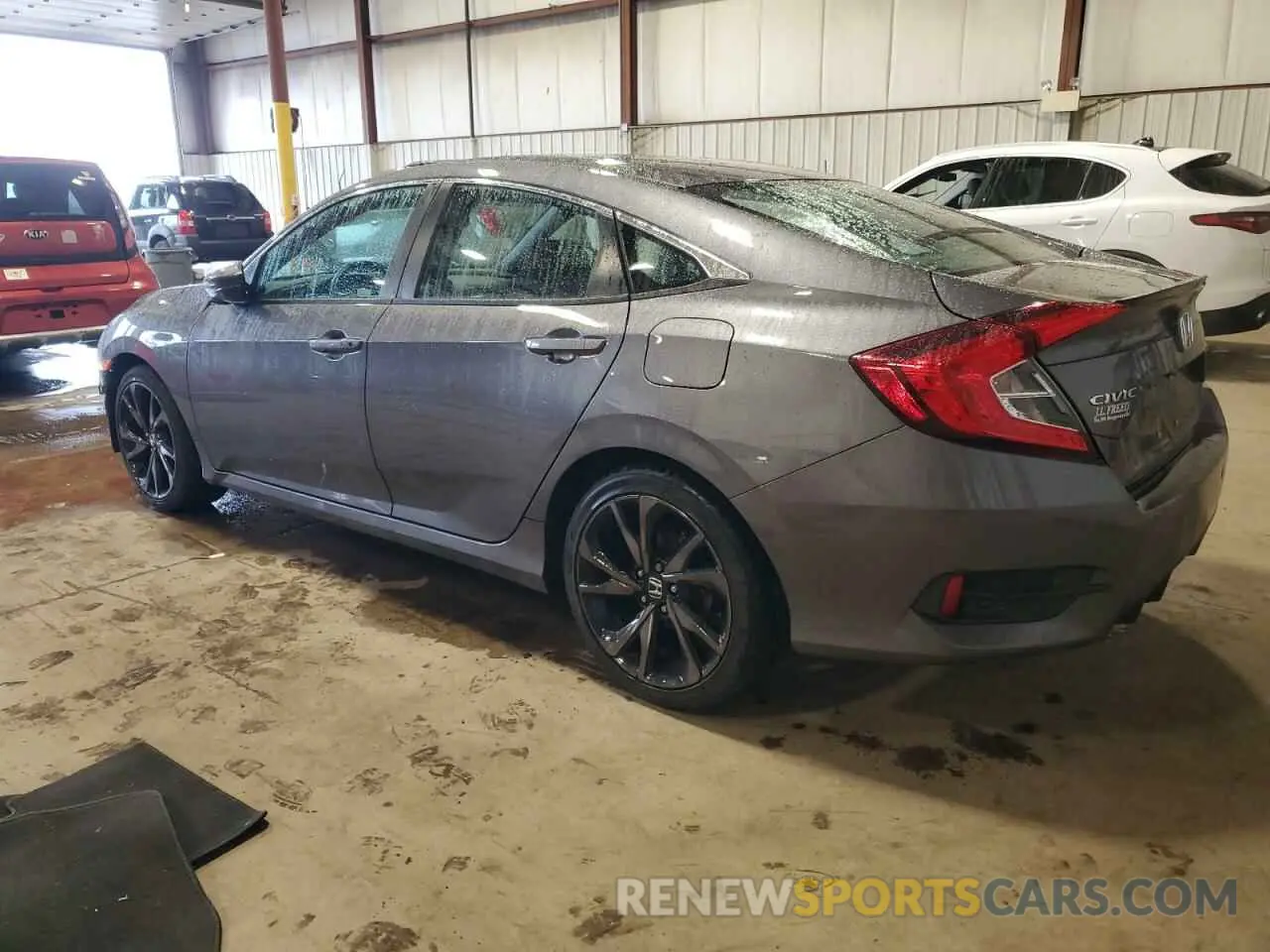 2 fotografías del automóvil dañado 2HGFC2F86KH503896 HONDA CIVIC 2019