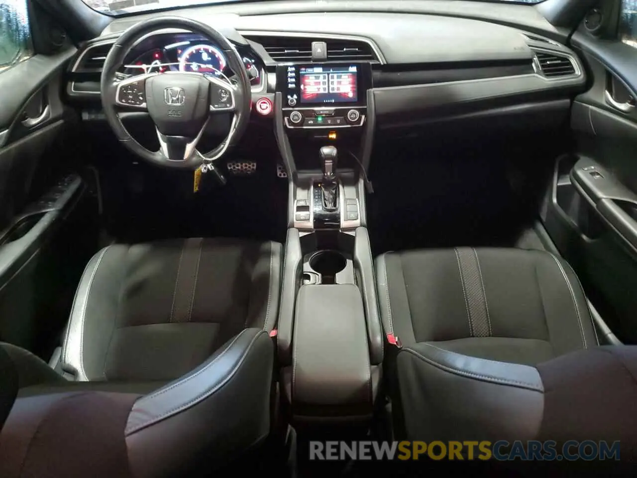 8 fotografías del automóvil dañado 2HGFC2F86KH503896 HONDA CIVIC 2019