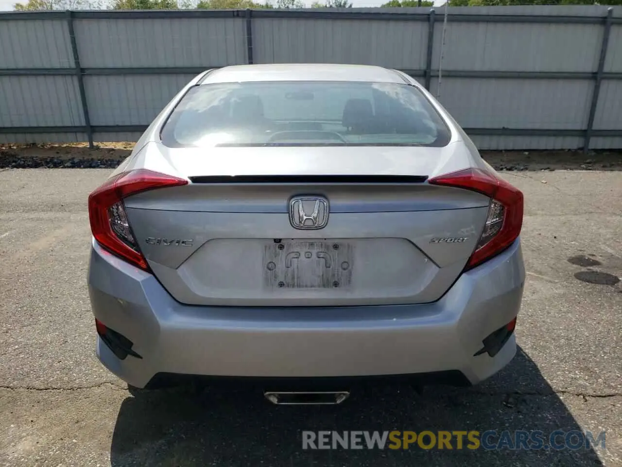 6 fotografías del automóvil dañado 2HGFC2F86KH516258 HONDA CIVIC 2019
