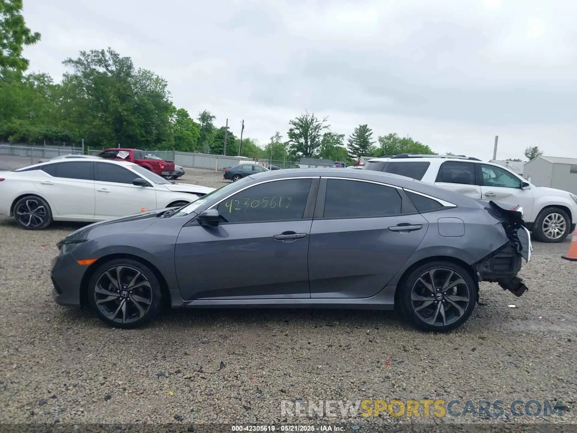 14 fotografías del automóvil dañado 2HGFC2F86KH517880 HONDA CIVIC 2019