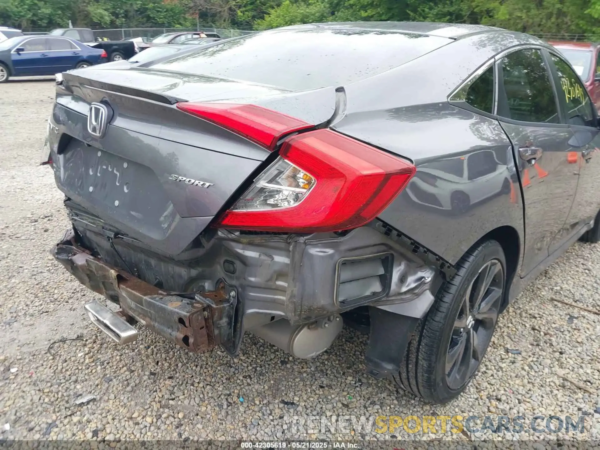 6 fotografías del automóvil dañado 2HGFC2F86KH517880 HONDA CIVIC 2019