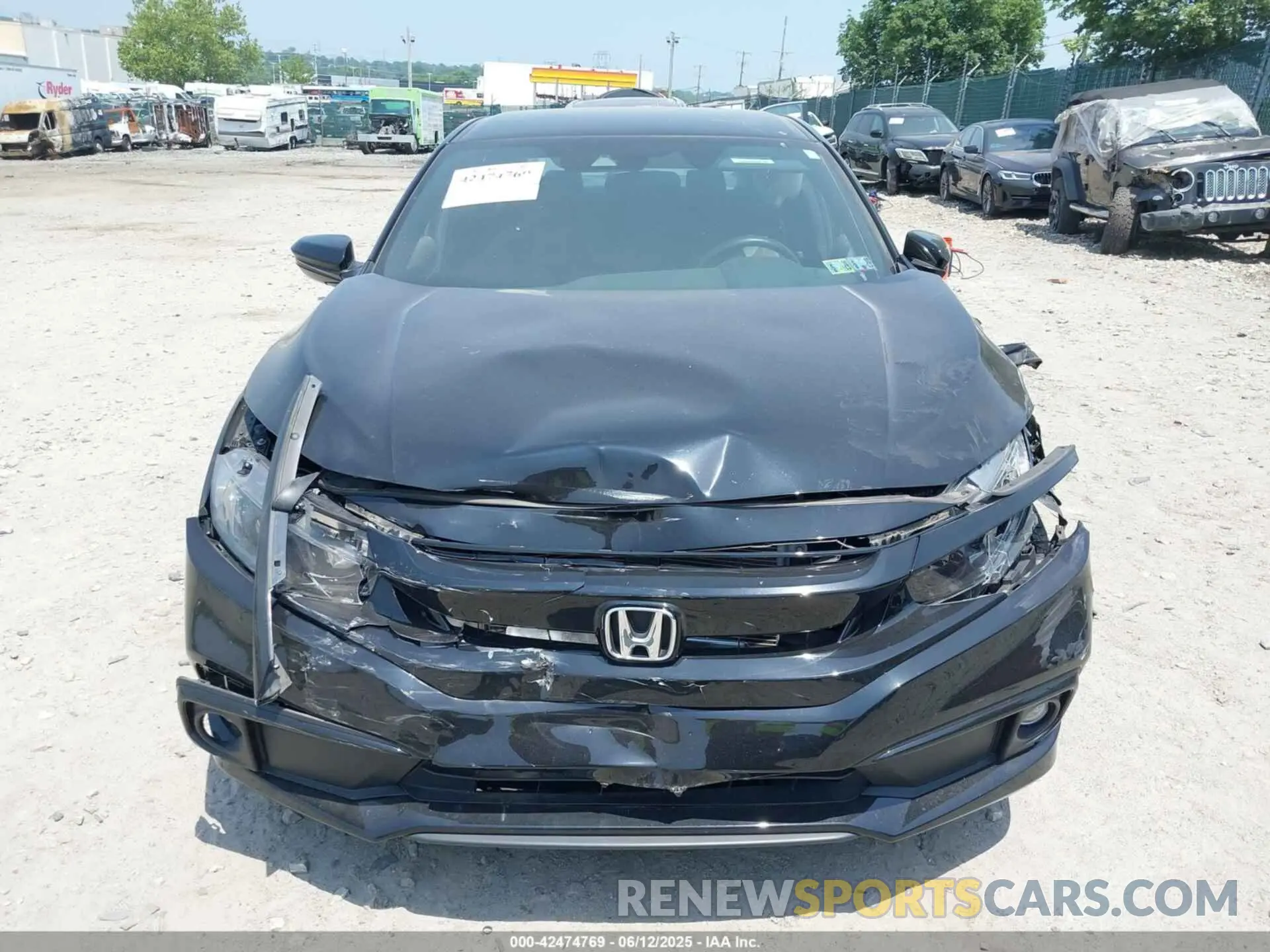 11 fotografías del automóvil dañado 2HGFC2F86KH590487 HONDA CIVIC 2019