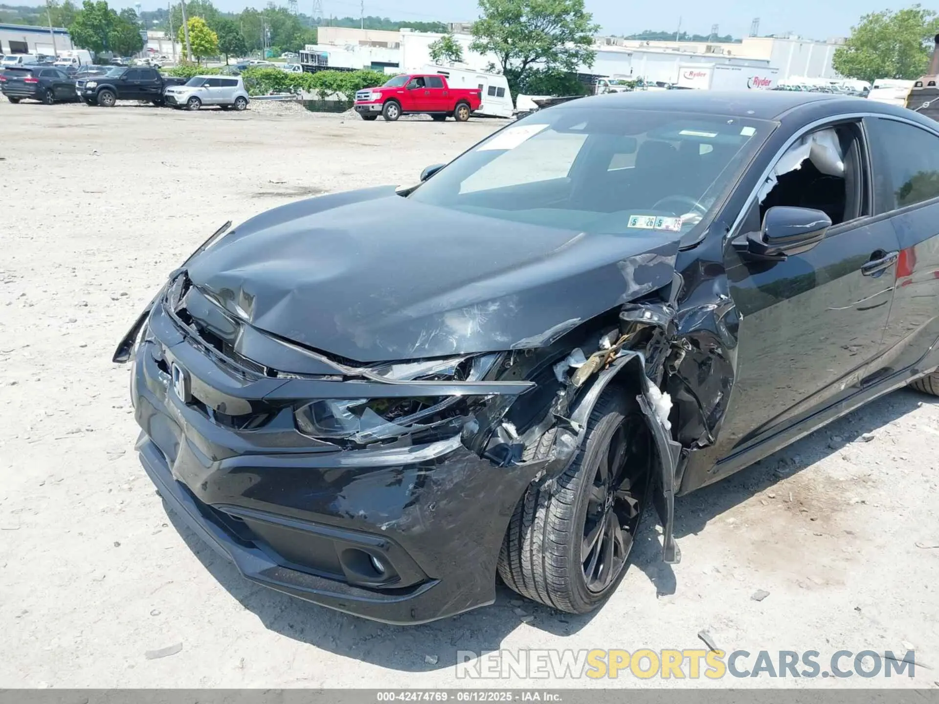 6 fotografías del automóvil dañado 2HGFC2F86KH590487 HONDA CIVIC 2019