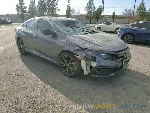 11 fotografías del automóvil dañado 2HGFC2F87KH502398 HONDA CIVIC 2019