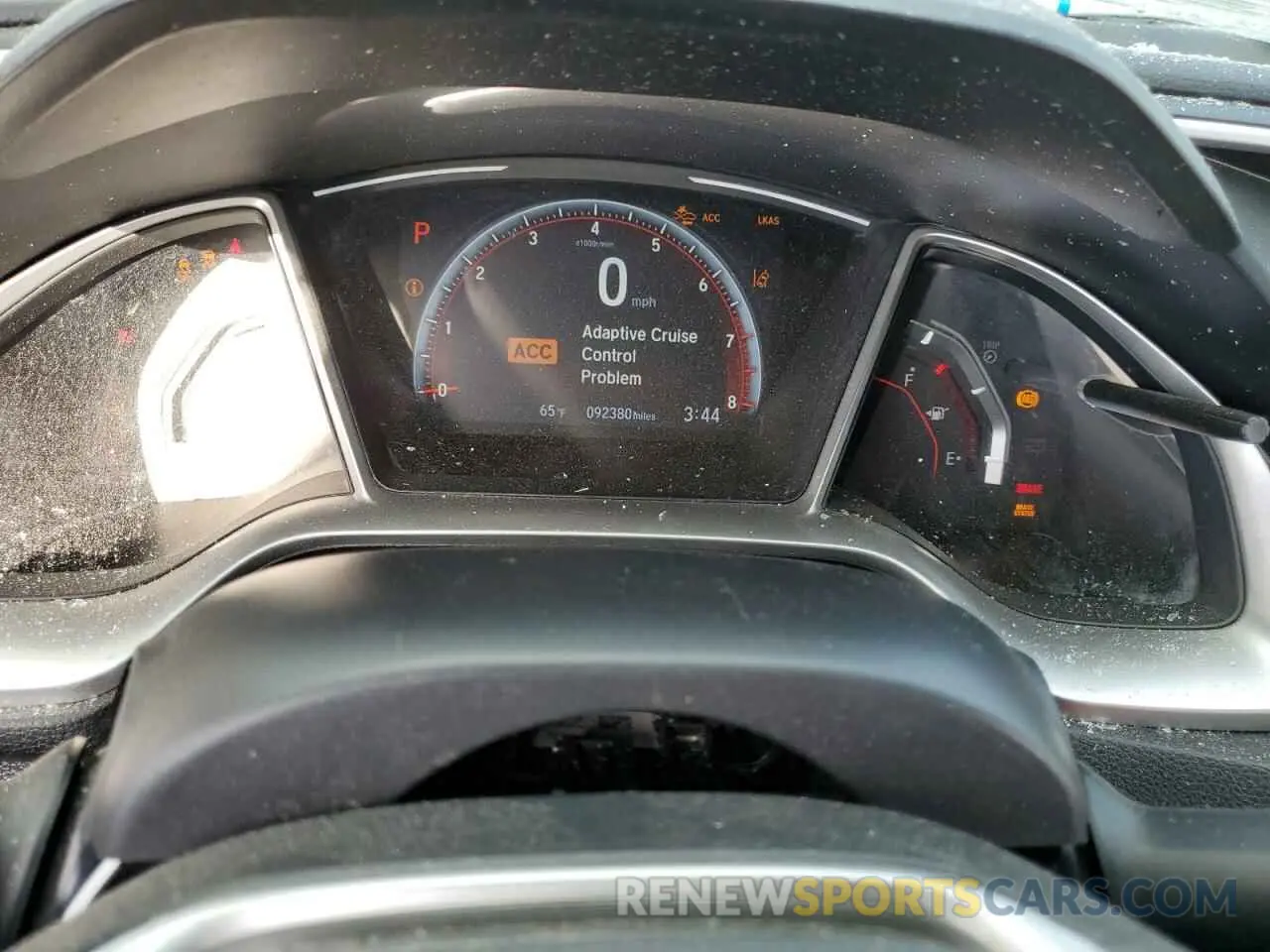 9 fotografías del automóvil dañado 2HGFC2F87KH502398 HONDA CIVIC 2019