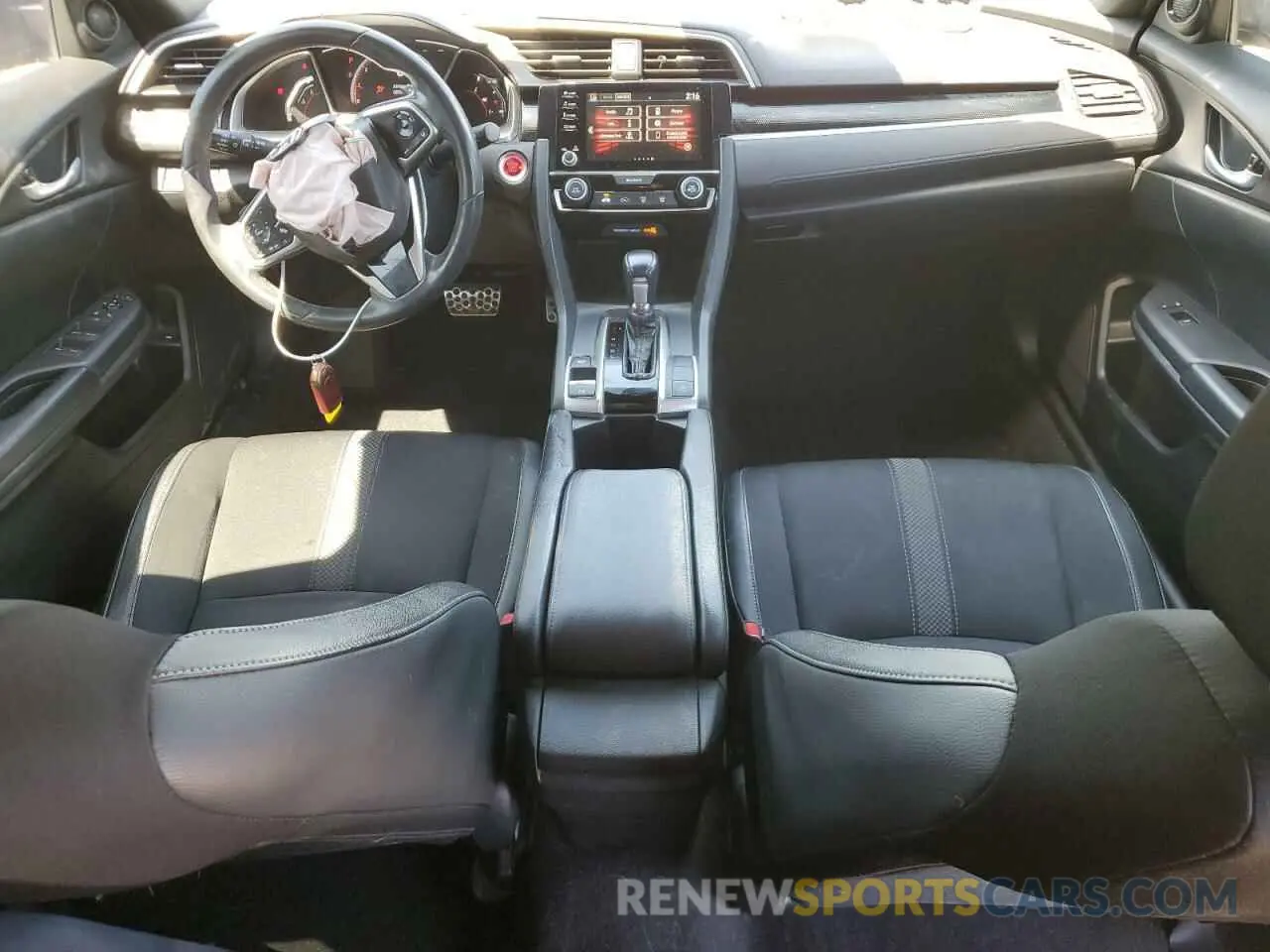 8 fotografías del automóvil dañado 2HGFC2F87KH531657 HONDA CIVIC 2019