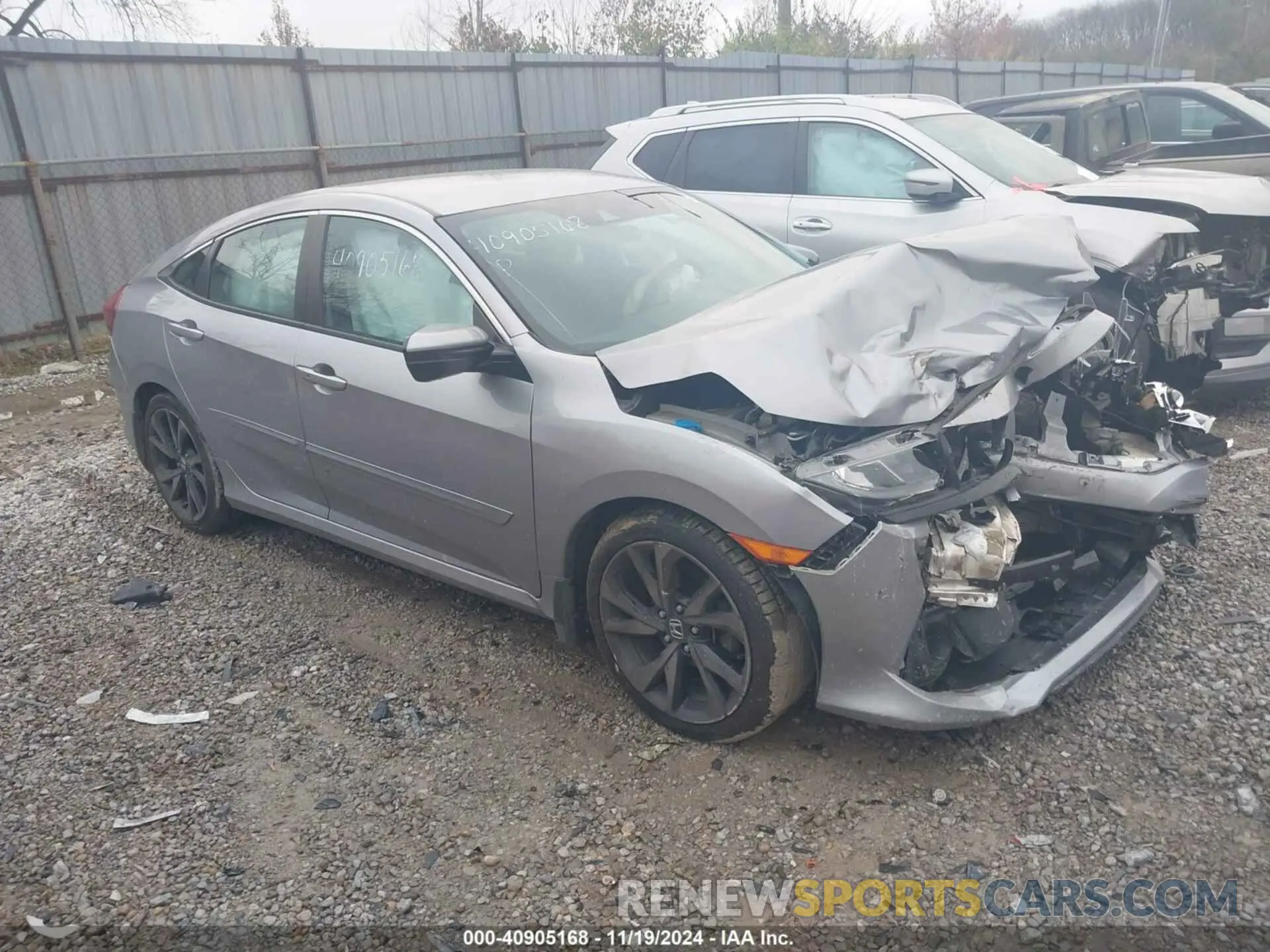 1 fotografías del automóvil dañado 2HGFC2F87KH573858 HONDA CIVIC 2019