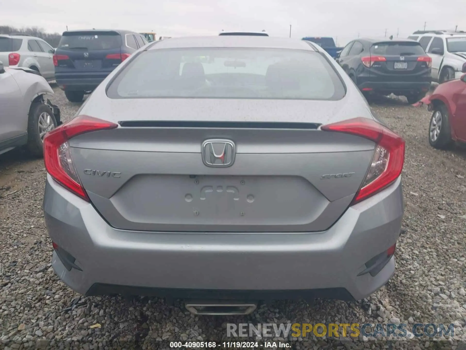 16 fotografías del automóvil dañado 2HGFC2F87KH573858 HONDA CIVIC 2019