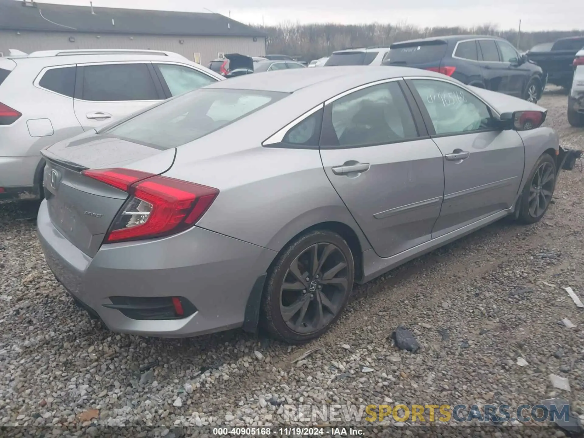 4 fotografías del automóvil dañado 2HGFC2F87KH573858 HONDA CIVIC 2019