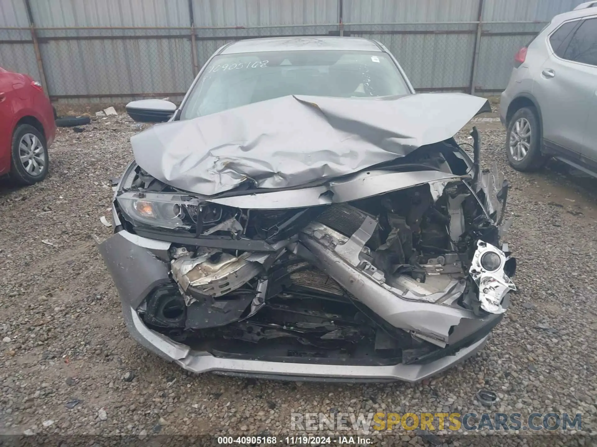 6 fotografías del automóvil dañado 2HGFC2F87KH573858 HONDA CIVIC 2019