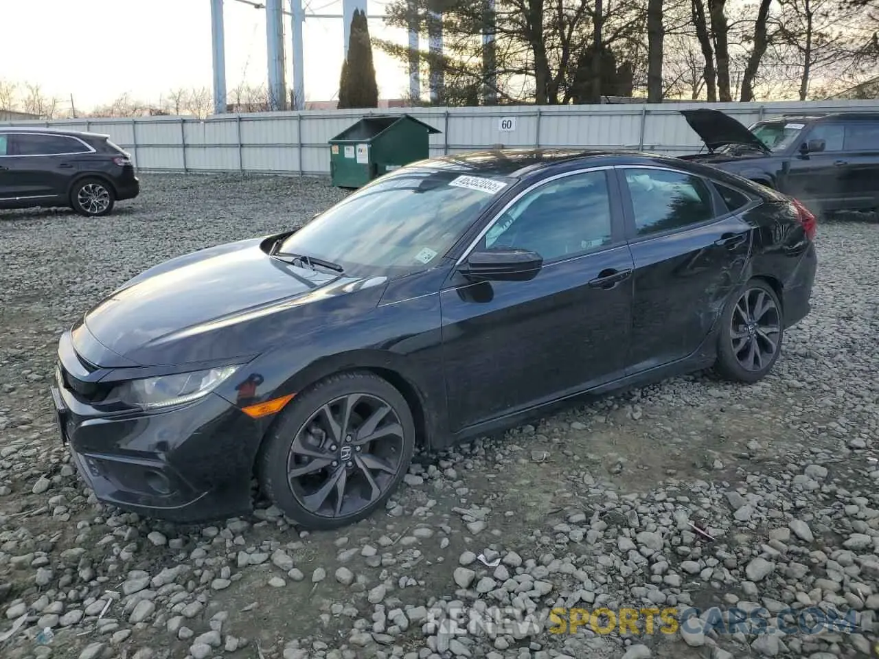 1 fotografías del automóvil dañado 2HGFC2F87KH574234 HONDA CIVIC 2019