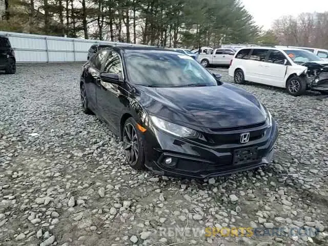 11 fotografías del automóvil dañado 2HGFC2F87KH574234 HONDA CIVIC 2019