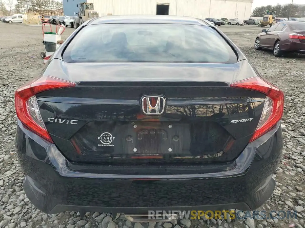 6 fotografías del automóvil dañado 2HGFC2F87KH574234 HONDA CIVIC 2019