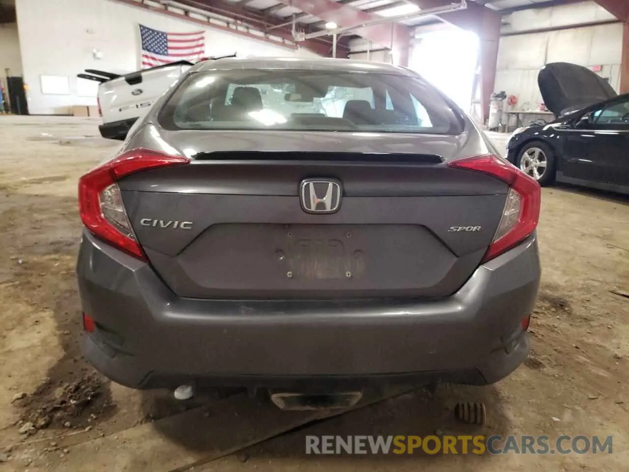 6 fotografías del automóvil dañado 2HGFC2F87KH589560 HONDA CIVIC 2019