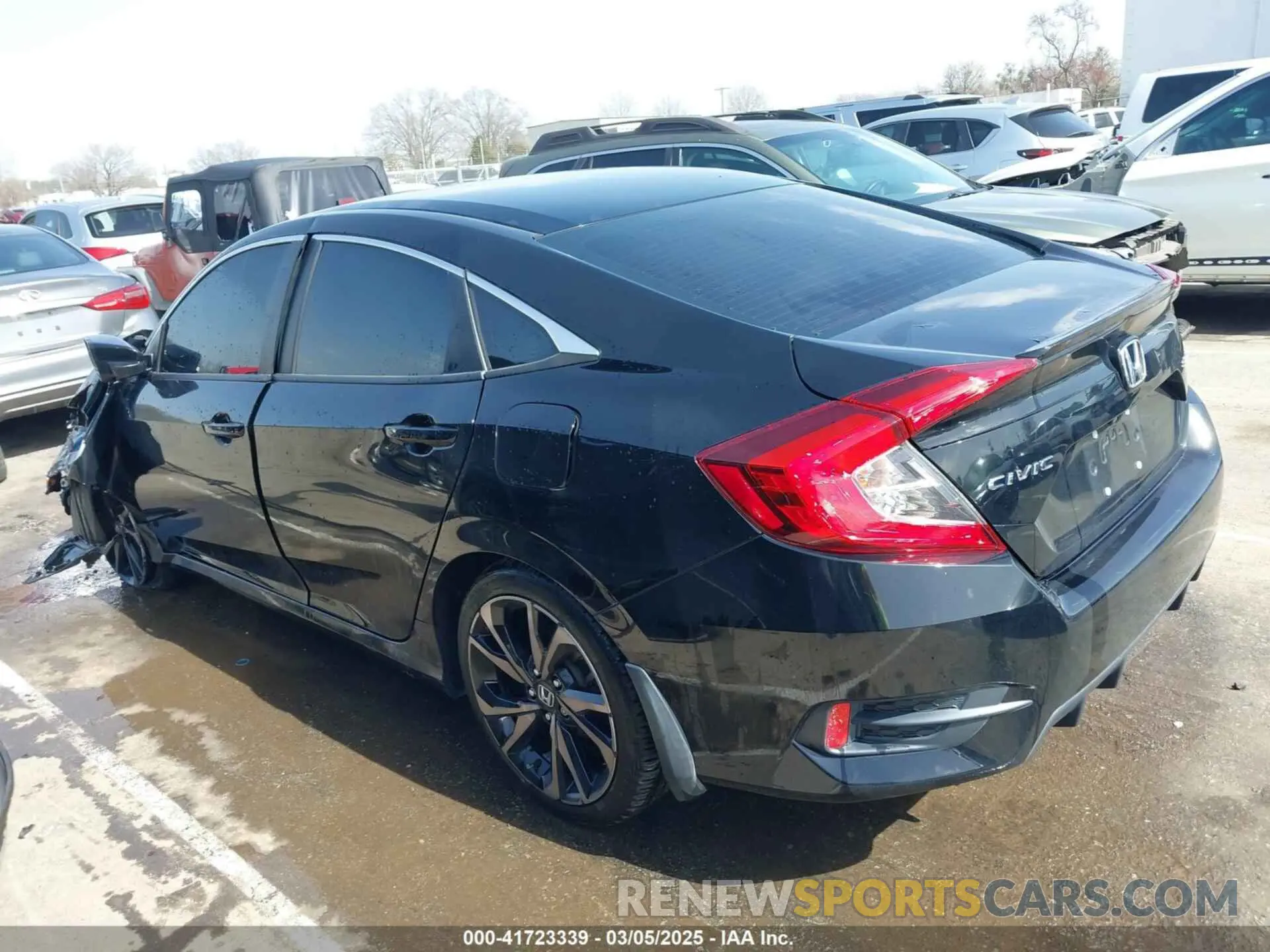 13 fotografías del automóvil dañado 2HGFC2F87KH605885 HONDA CIVIC 2019