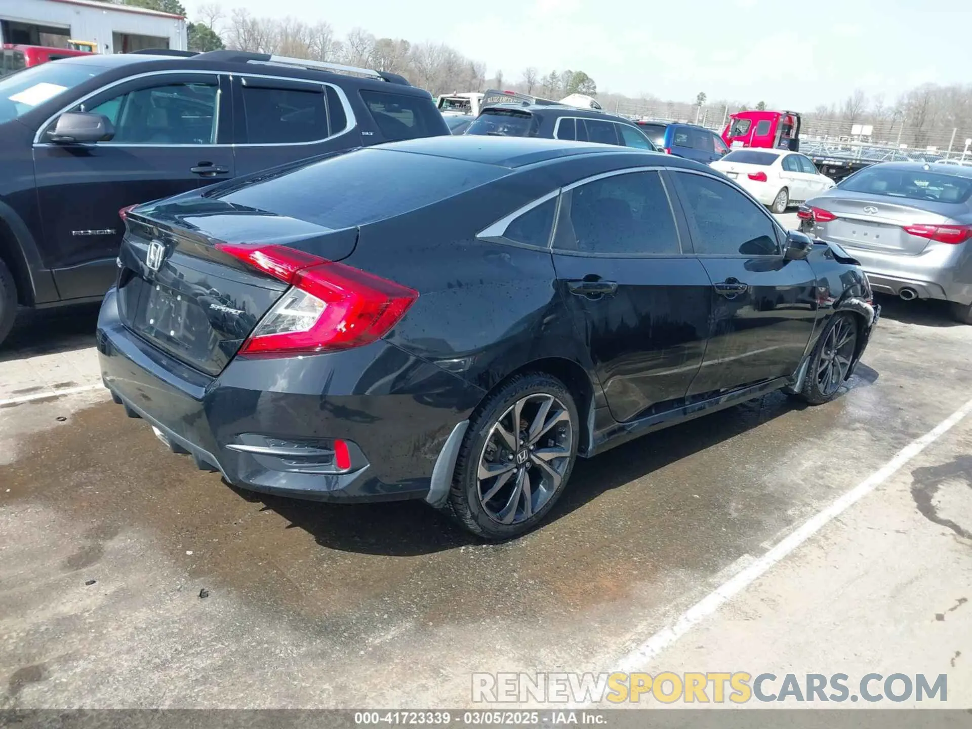 4 fotografías del automóvil dañado 2HGFC2F87KH605885 HONDA CIVIC 2019