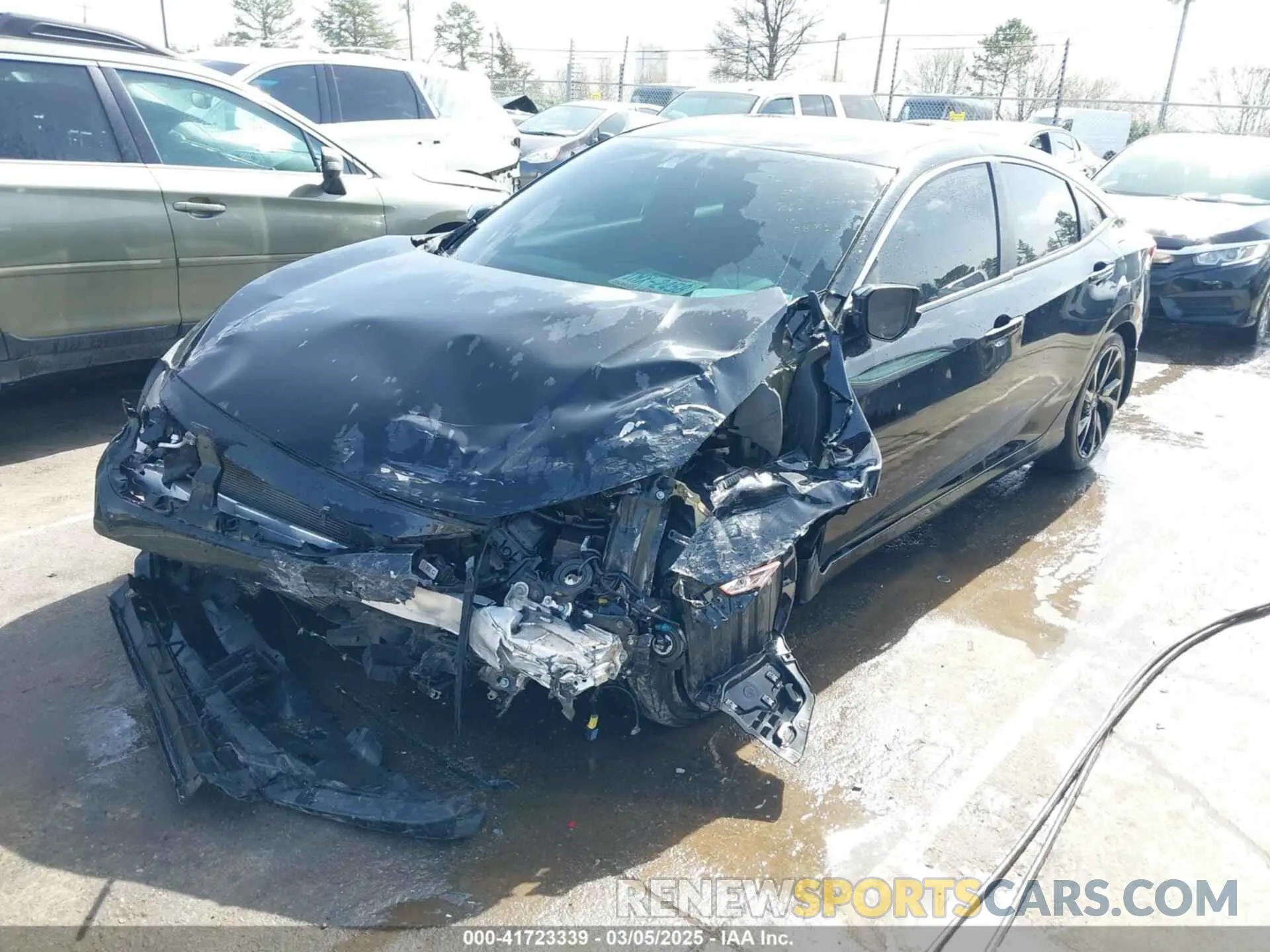 6 fotografías del automóvil dañado 2HGFC2F87KH605885 HONDA CIVIC 2019