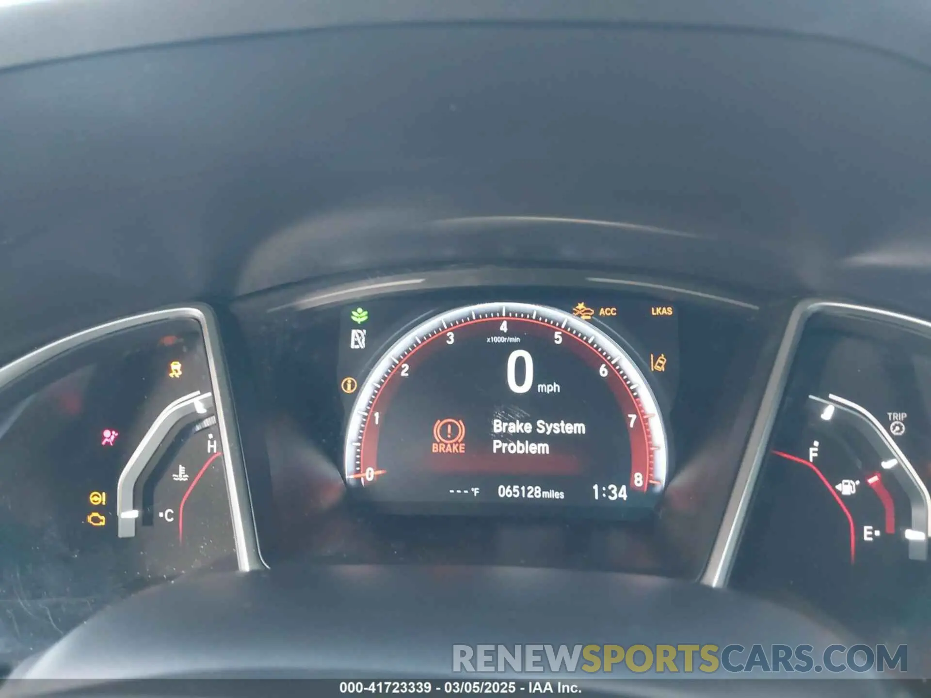 7 fotografías del automóvil dañado 2HGFC2F87KH605885 HONDA CIVIC 2019