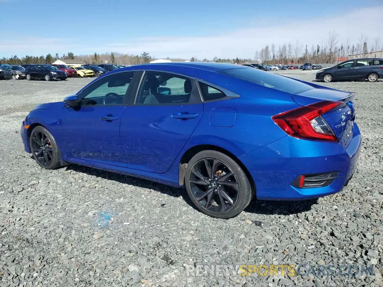 2 fotografías del automóvil dañado 2HGFC2F88KH016523 HONDA CIVIC 2019