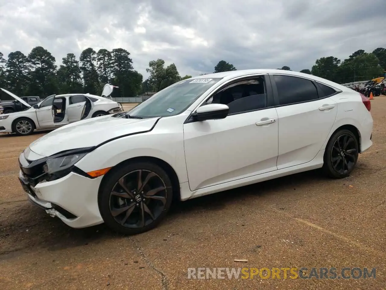 1 fotografías del automóvil dañado 2HGFC2F88KH505309 HONDA CIVIC 2019