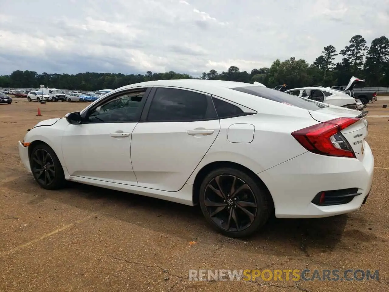 2 fotografías del automóvil dañado 2HGFC2F88KH505309 HONDA CIVIC 2019