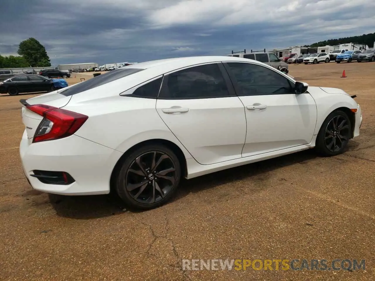 3 fotografías del automóvil dañado 2HGFC2F88KH505309 HONDA CIVIC 2019