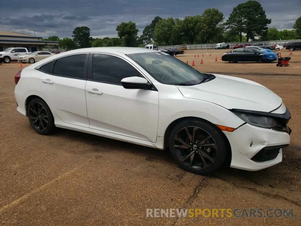 4 fotografías del automóvil dañado 2HGFC2F88KH505309 HONDA CIVIC 2019