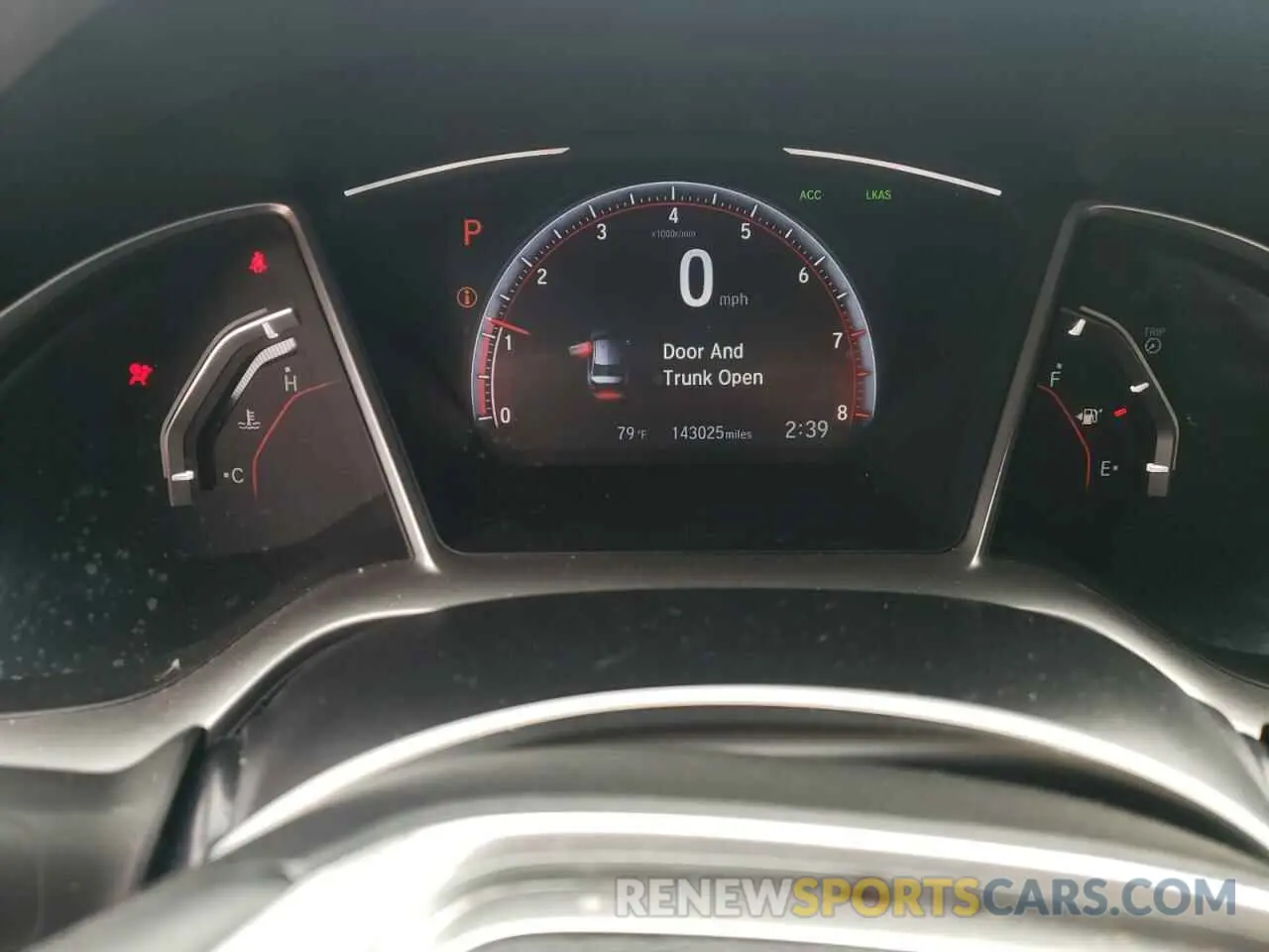 9 fotografías del automóvil dañado 2HGFC2F88KH505309 HONDA CIVIC 2019