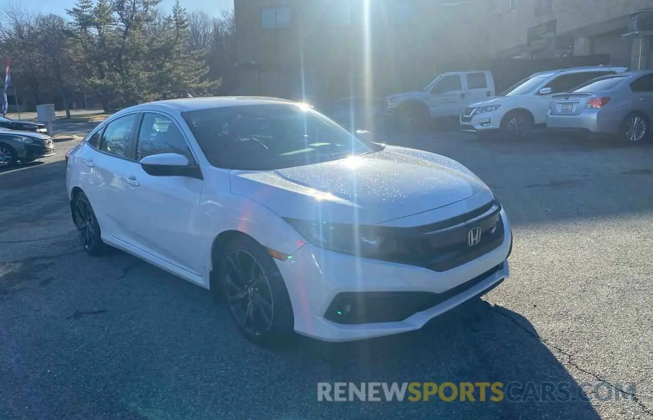 1 fotografías del automóvil dañado 2HGFC2F88KH514723 HONDA CIVIC 2019