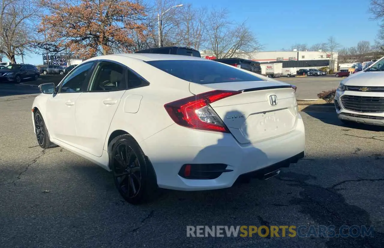 3 fotografías del automóvil dañado 2HGFC2F88KH514723 HONDA CIVIC 2019