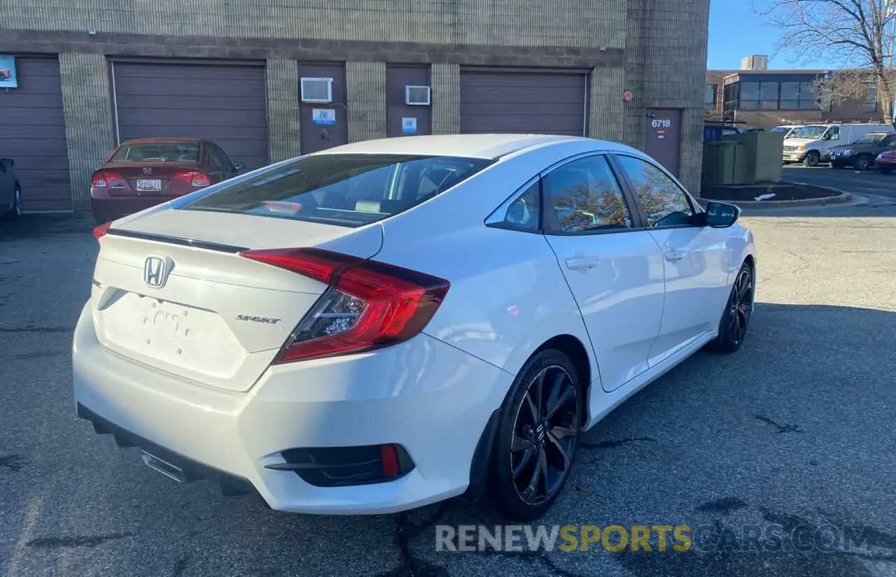 4 fotografías del automóvil dañado 2HGFC2F88KH514723 HONDA CIVIC 2019