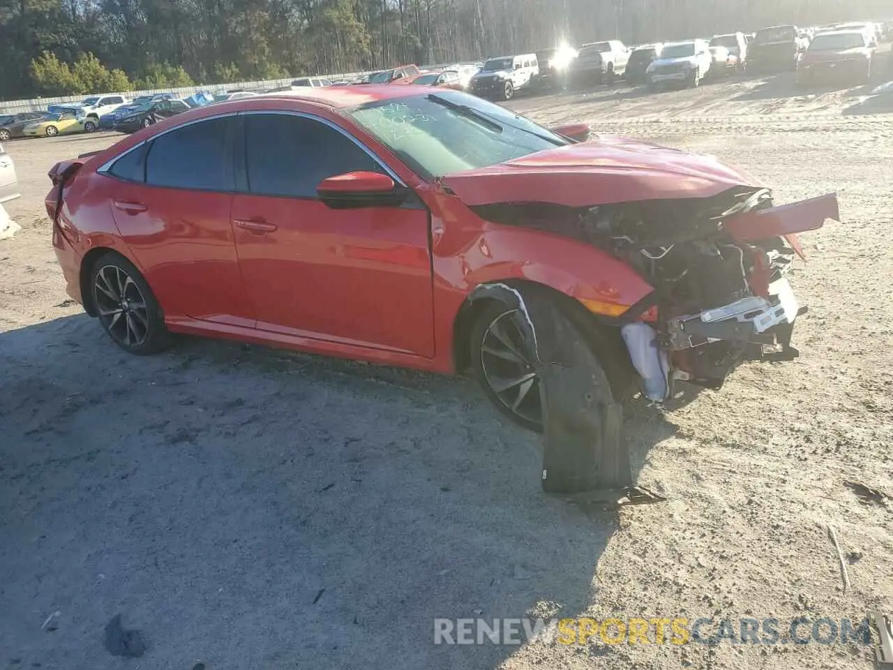 4 fotografías del automóvil dañado 2HGFC2F88KH531232 HONDA CIVIC 2019