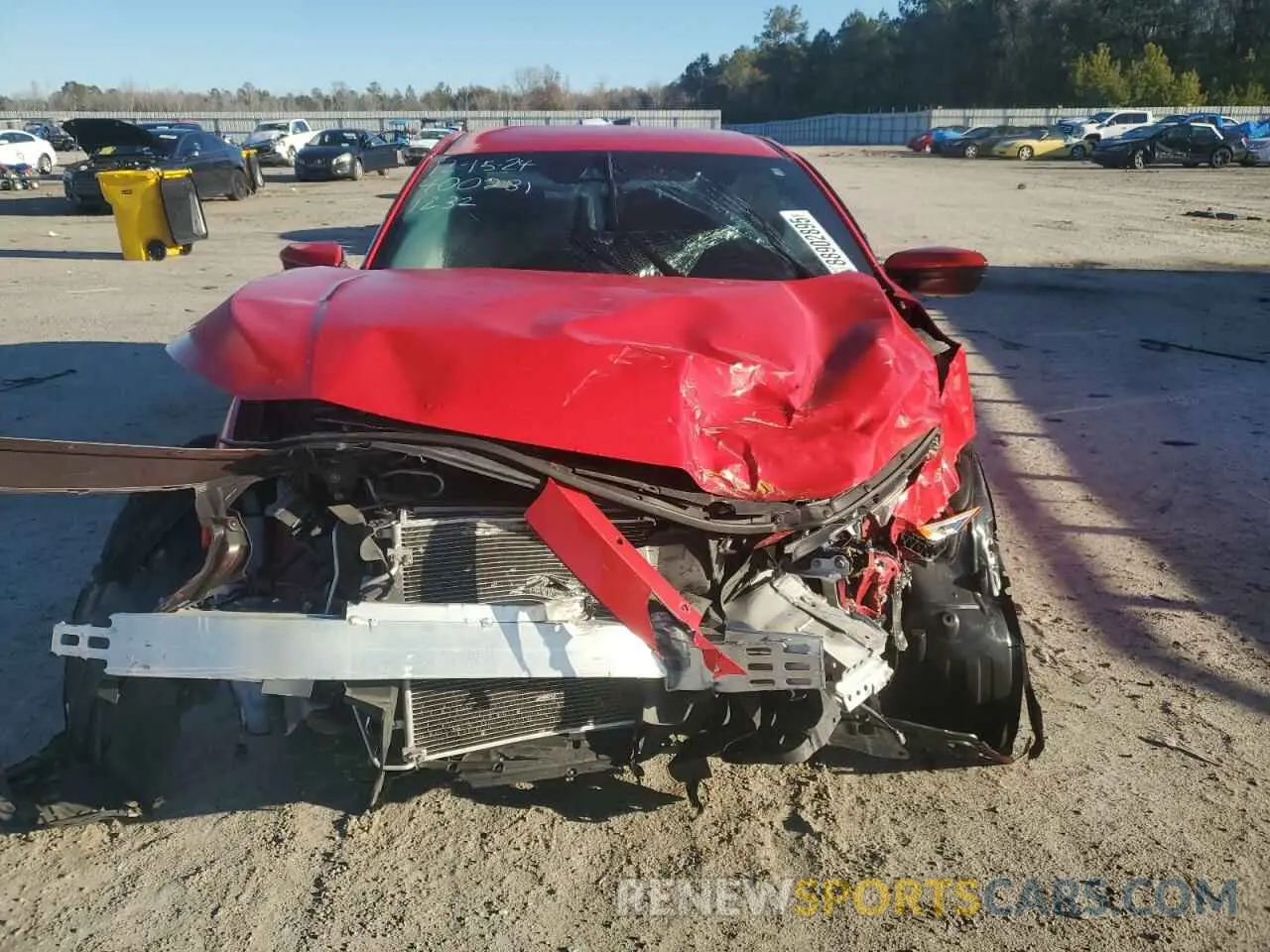 5 fotografías del automóvil dañado 2HGFC2F88KH531232 HONDA CIVIC 2019
