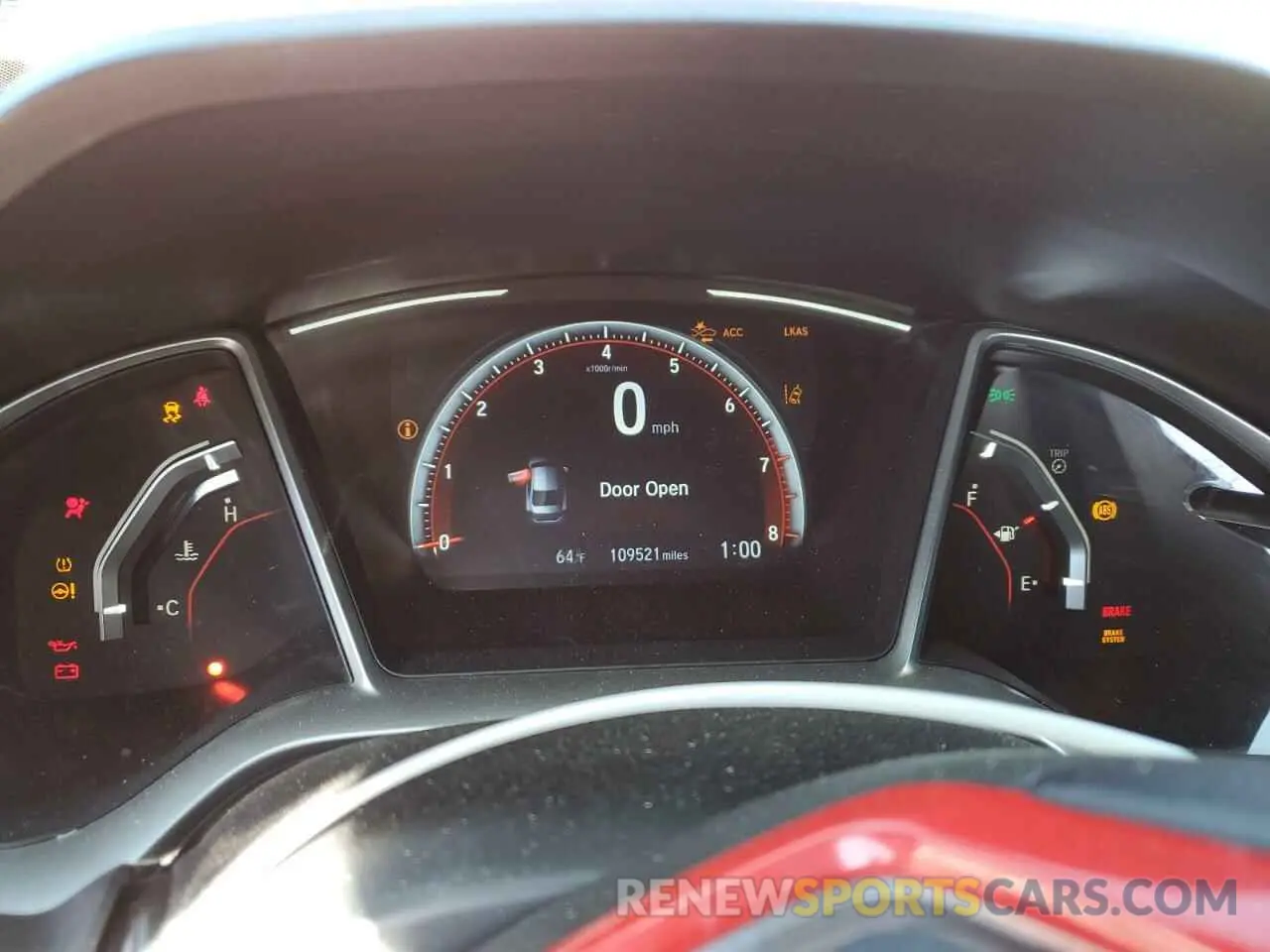 9 fotografías del automóvil dañado 2HGFC2F88KH536091 HONDA CIVIC 2019