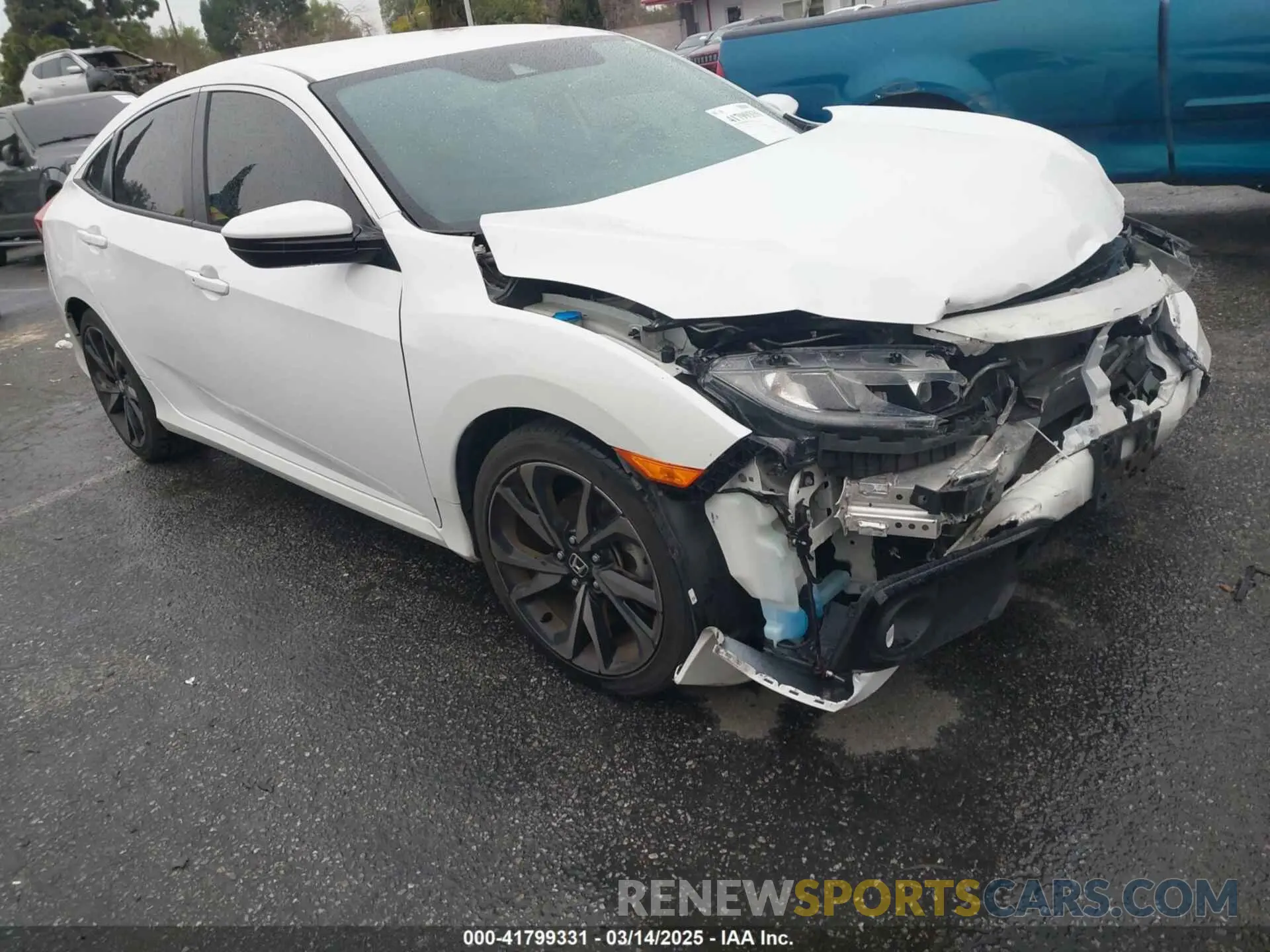 1 fotografías del automóvil dañado 2HGFC2F88KH544434 HONDA CIVIC 2019