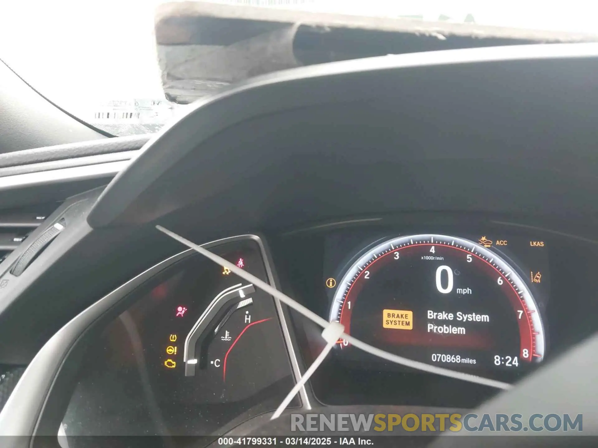 15 fotografías del automóvil dañado 2HGFC2F88KH544434 HONDA CIVIC 2019