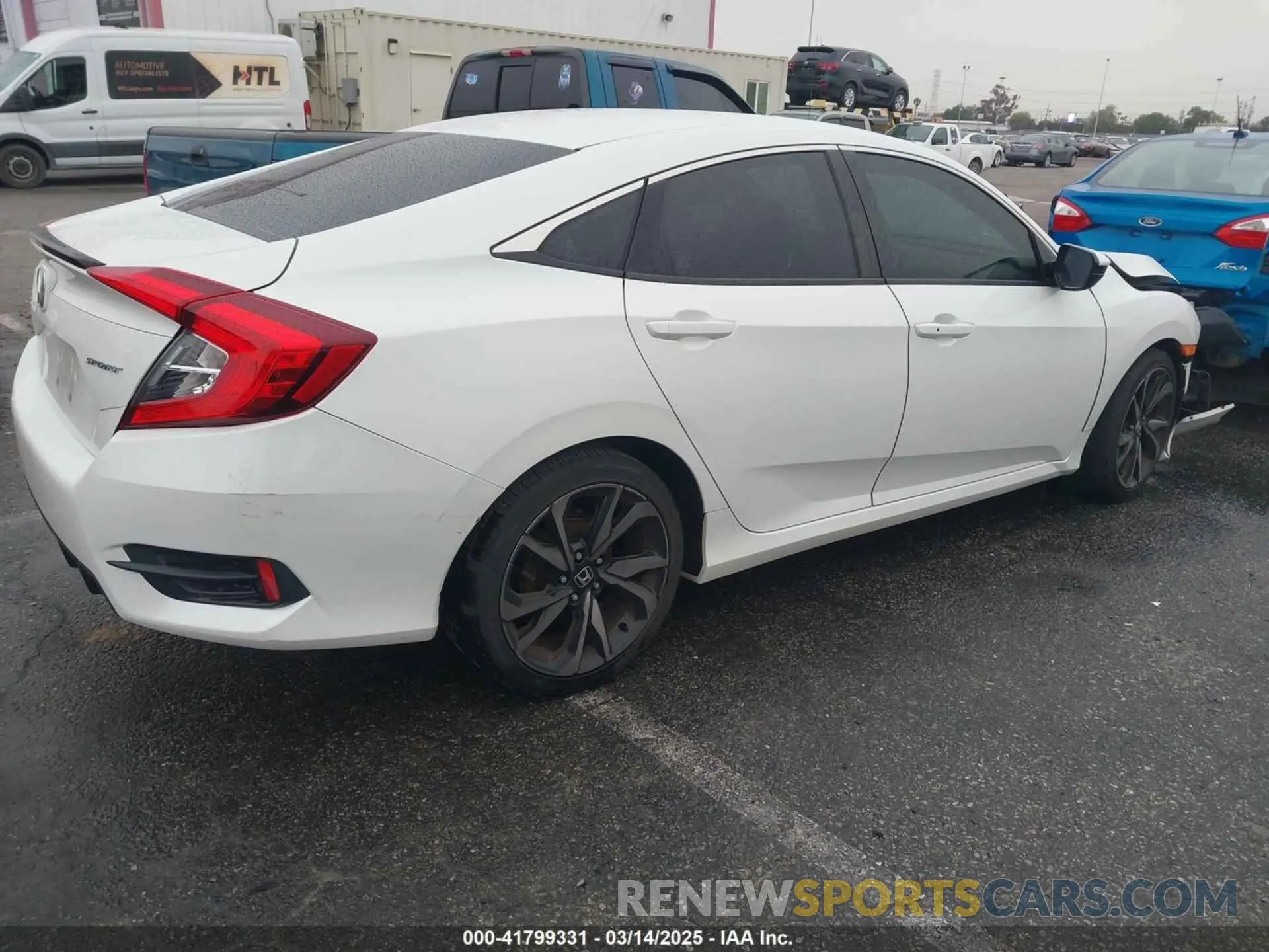 4 fotografías del automóvil dañado 2HGFC2F88KH544434 HONDA CIVIC 2019