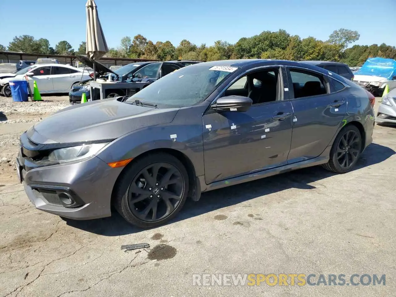 1 fotografías del automóvil dañado 2HGFC2F88KH570287 HONDA CIVIC 2019