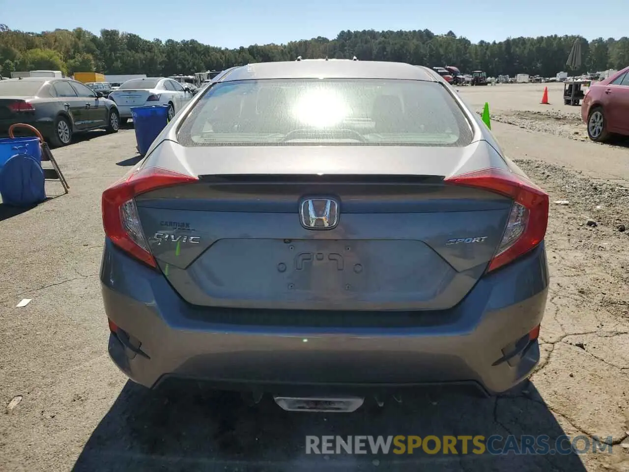 6 fotografías del automóvil dañado 2HGFC2F88KH570287 HONDA CIVIC 2019